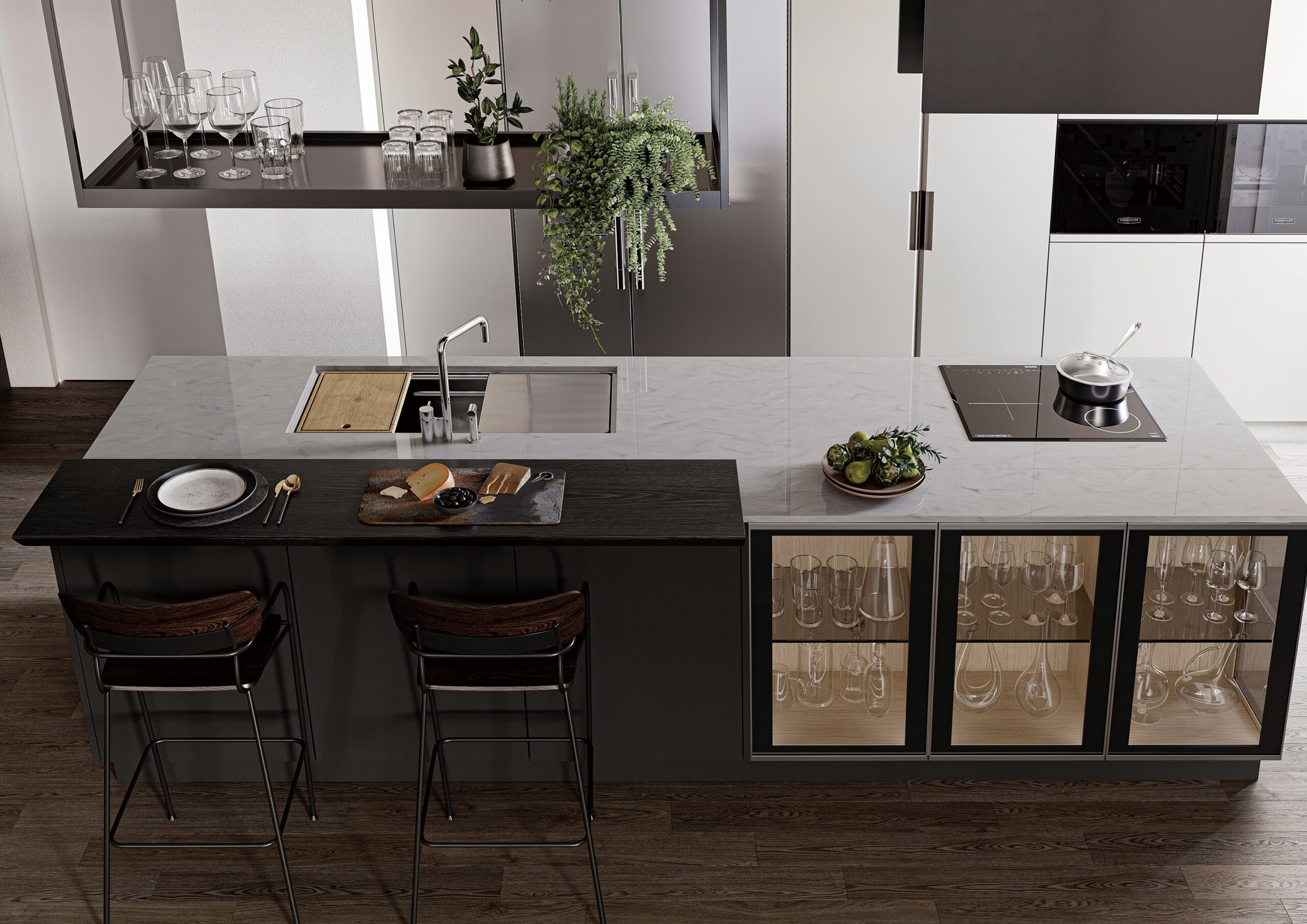 LG Hi-Macs M626 Modern Gray (MARMO AURORA) — изображение 5