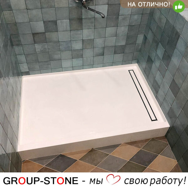 Душевой поддон из искусственного камня: прочность и элегантность в одном