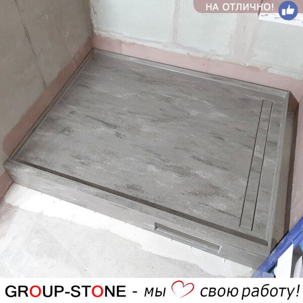 Душевой поддон из искусственного камня Group-Stone: долговечность и красота — изображение 4