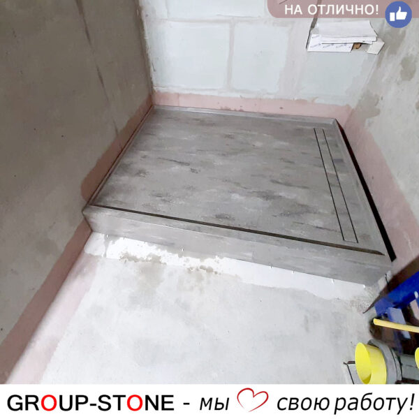 Душевой поддон из искусственного камня Group-Stone: долговечность и красота — изображение 3