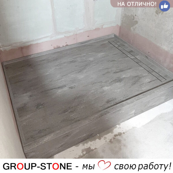 Душевой поддон из искусственного камня Group-Stone: долговечность и красота — изображение 2