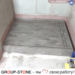 Душевой поддон из искусственного камня Group-Stone: долговечность и красота