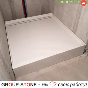 Душевой поддон из искусственного камня: простое решение для стильной ванной