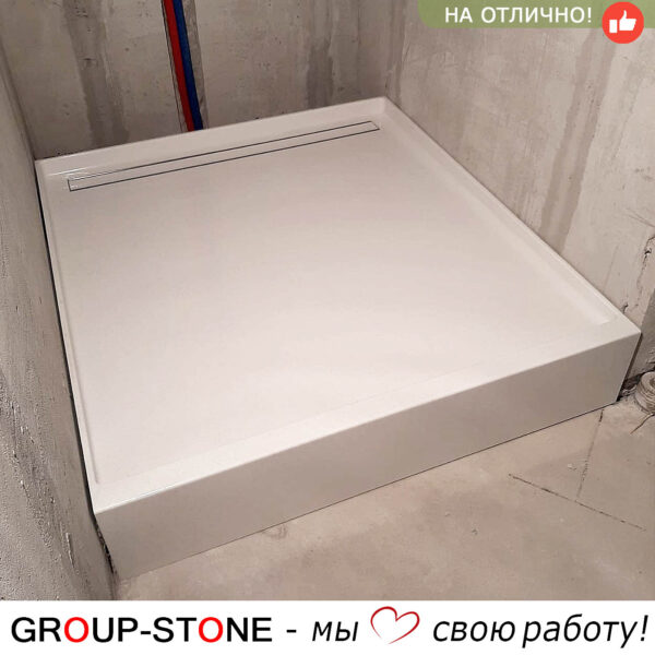 Душевой поддон из искусственного камня: простое решение для стильной ванной