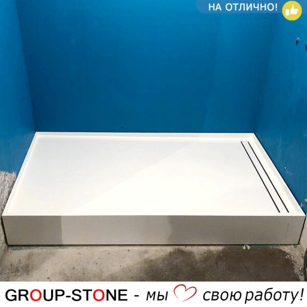 Душевой поддон из искусственного камня: прочный и устойчивый к влаге — изображение 5