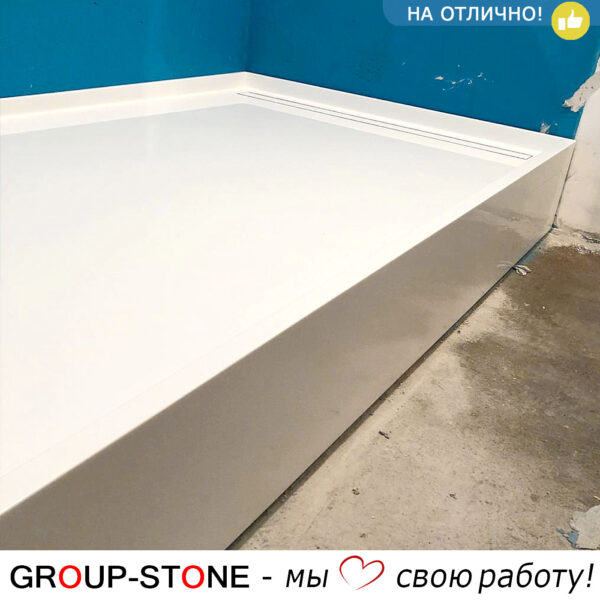 Душевой поддон из искусственного камня: прочный и устойчивый к влаге — изображение 3