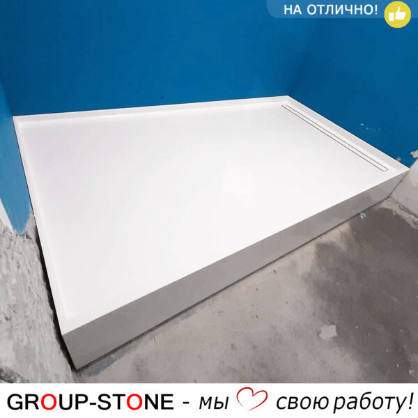 Душевой поддон из искусственного камня: прочный и устойчивый к влаге — изображение 2