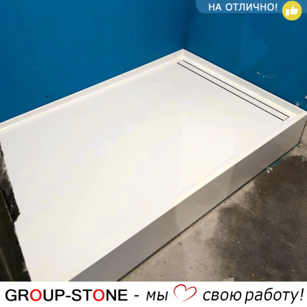 Душевой поддон из искусственного камня: прочный и устойчивый к влаге — изображение 7