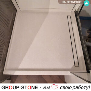 Душевой поддон из искусственного камня — роскошный акцент в дизайне