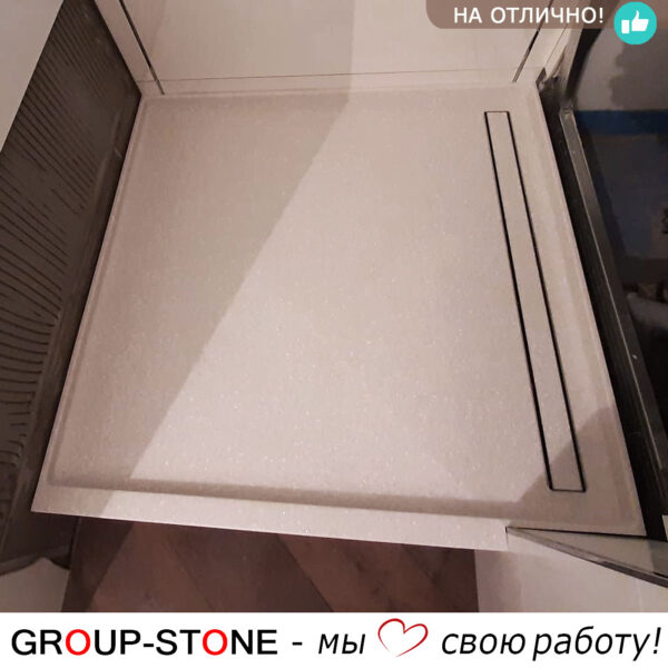 Душевой поддон из искусственного камня — роскошный акцент в дизайне — изображение 4