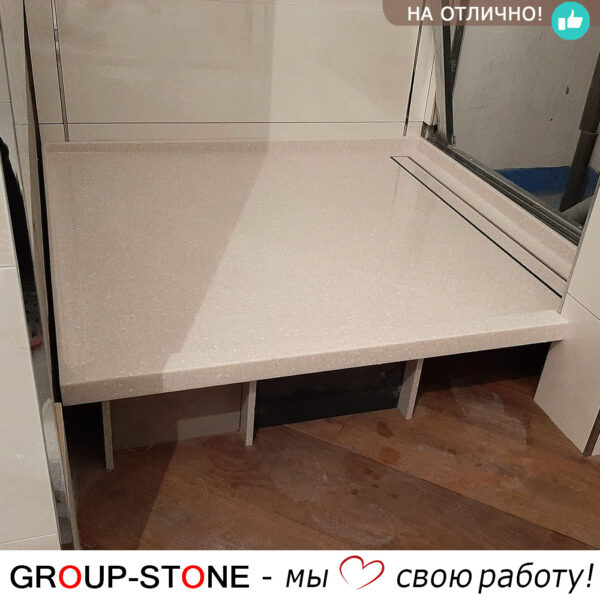 Душевой поддон из искусственного камня — роскошный акцент в дизайне — изображение 3