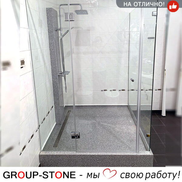 Душевой поддон из искусственного камня: сделано с заботой о вашем комфорте — изображение 2