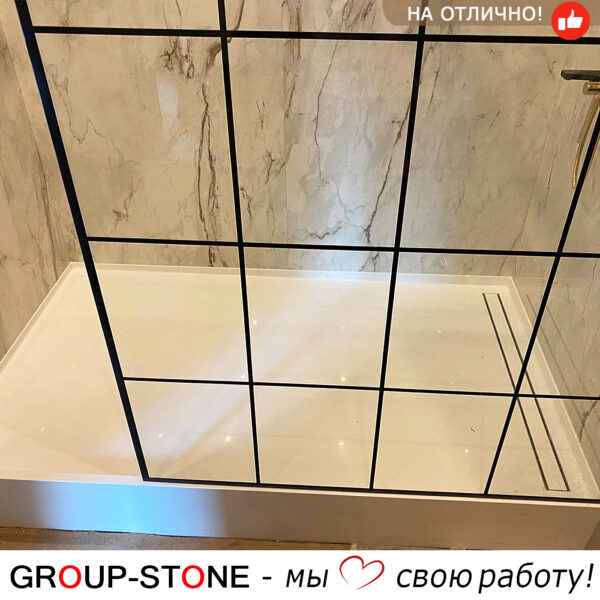 Душевой поддон из искусственного камня Group-Stone — практичный и красивый выбор — изображение 4