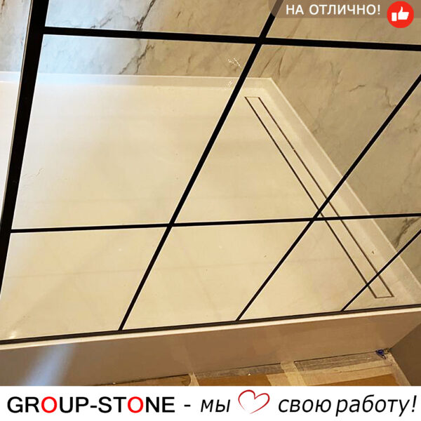 Душевой поддон из искусственного камня Group-Stone — практичный и красивый выбор — изображение 3