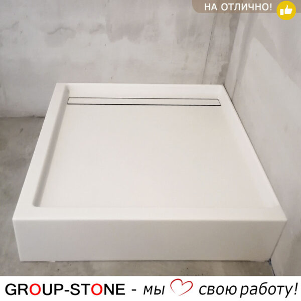 Душевой поддон из искусственного камня — стильное решение для квартиры и дома — изображение 5