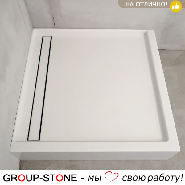 Душевой поддон из искусственного камня — стильное решение для квартиры и дома — изображение 4