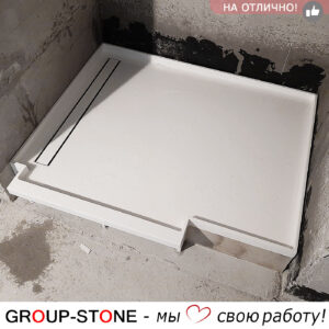 Душевой поддон из искусственного камня — качество, проверенное временем