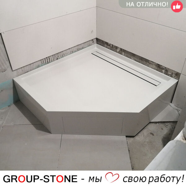 Душевой поддон Group-Stone из искусственного камня — изображение 6