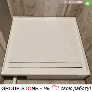 Лаконичный душевой поддон из камня Group-Stone