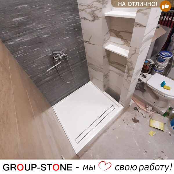Group-Stone – современный душевой поддон из искусственного камня — изображение 5