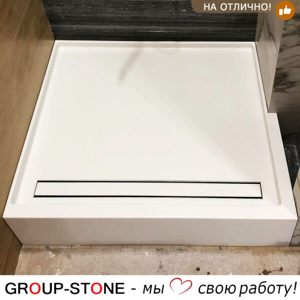 Group-Stone – современный душевой поддон из искусственного камня