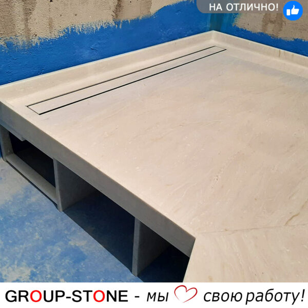 Ультрапрочный душевой поддон Group-Stone — изображение 4