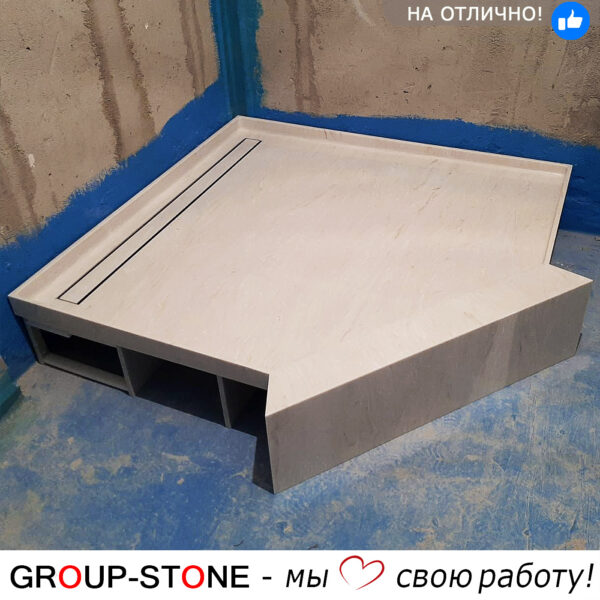 Ультрапрочный душевой поддон Group-Stone — изображение 2