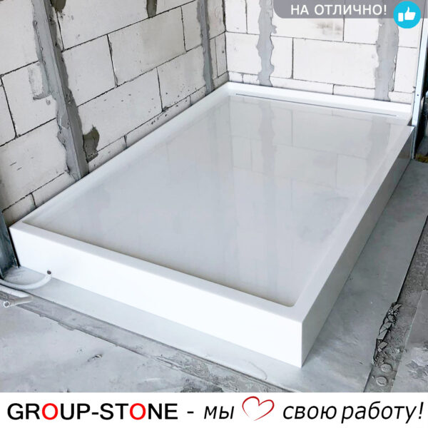 Душевой поддон Group-Stone – строгий дизайн, каменная прочность — изображение 3