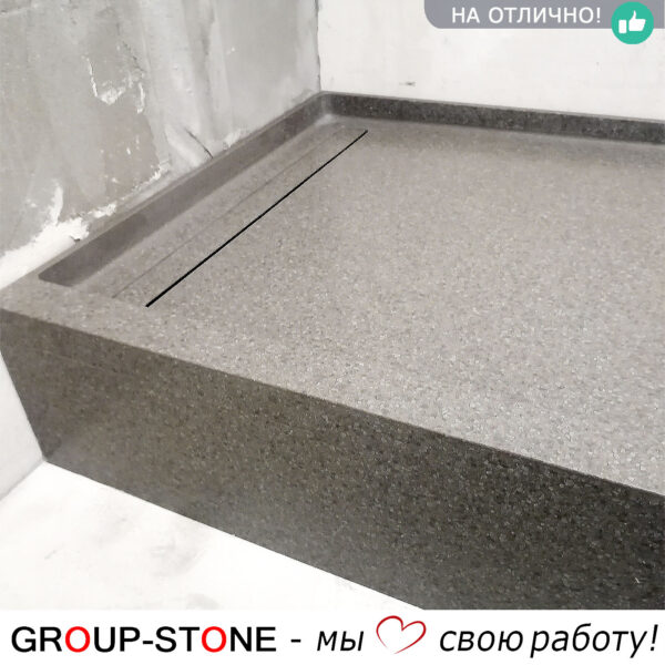 Душевой поддон Group-Stone – естественный каменный стиль — изображение 4