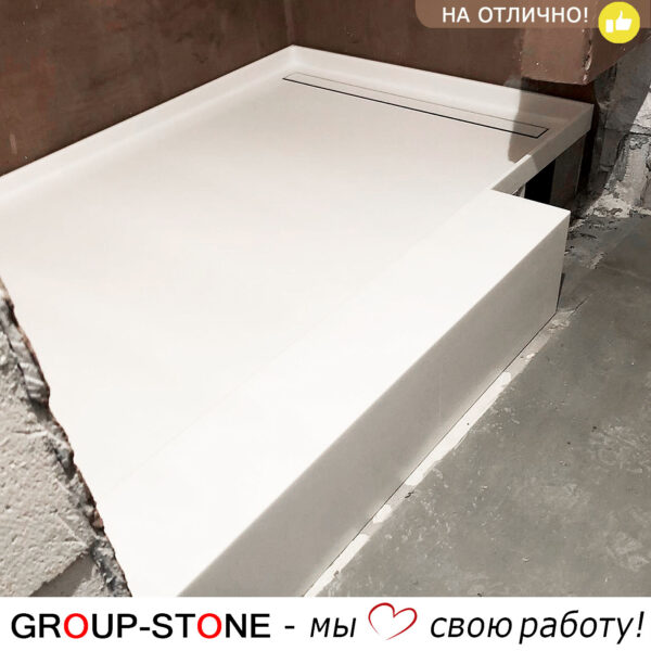 Поддон Group-Stone для душа – надежность из камня — изображение 2