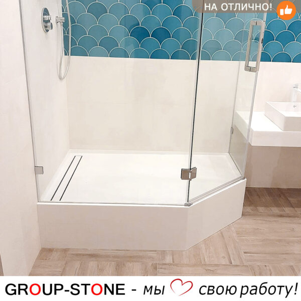 Каменный поддон от Group-Stone для душа — изображение 3