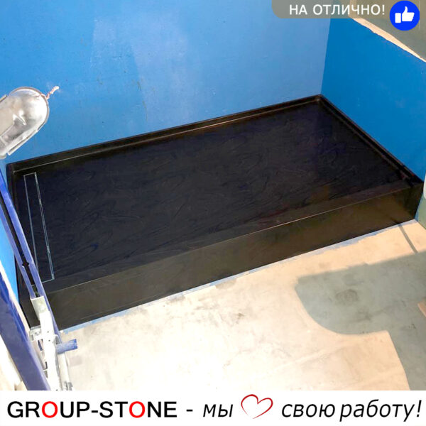 Душевой поддон из искусственного камня по индивидуальным размерам — Элегантный дизайн — изображение 5