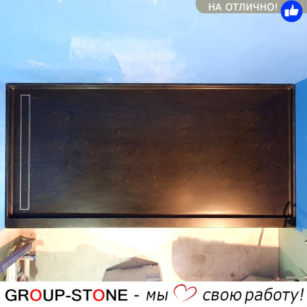 Душевой поддон из искусственного камня по индивидуальным размерам — Элегантный дизайн — изображение 6