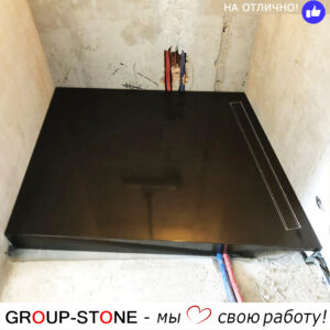 Душевой поддон из искусственного камня на заказ