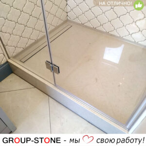 Поддон для душевой кабины из искусственного камня