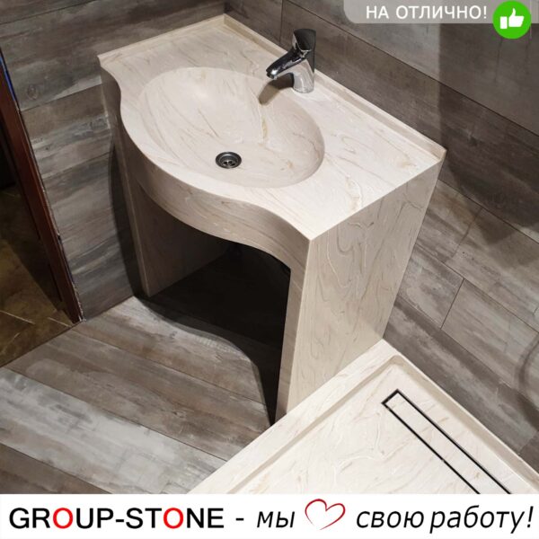 Поддон душевой из искусственного камня с бортиком — изображение 8