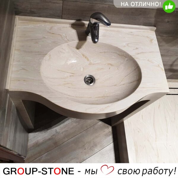 Поддон душевой из искусственного камня с бортиком — изображение 6