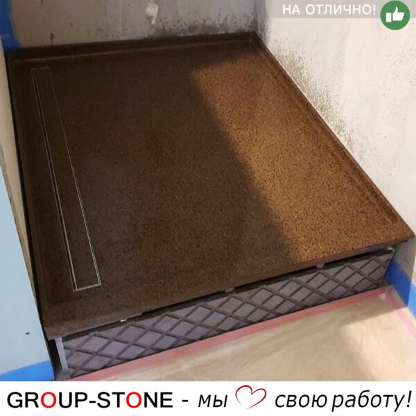 Эстетика и долговечность: Искусственный камень в дизайне душевого поддона как идеальное решение — изображение 2