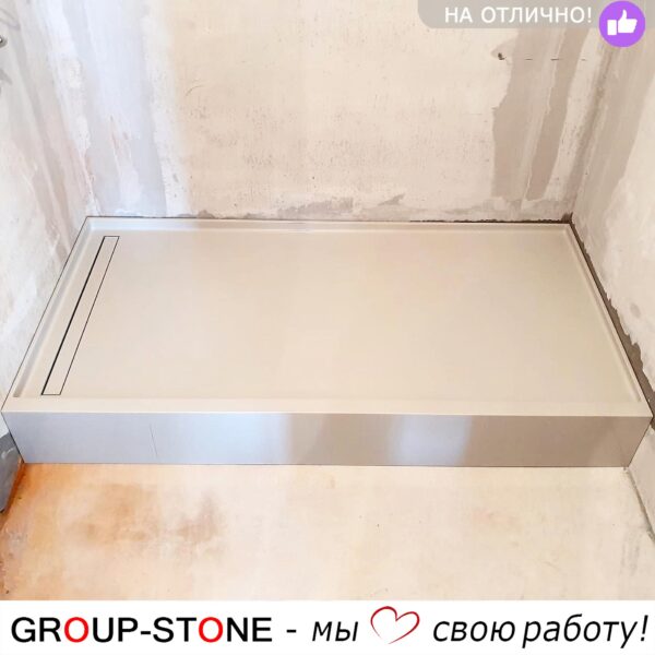 Бескомпромиссный стиль: Поддон из искусственного камня для душа как символ современного дизайна ванной — изображение 2