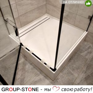 Эффективное использование пространства: Душевой поддон из искусственного камня преображает вашу ванную