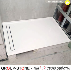 Элегантность и прочность: душевой поддон Group-Stone из искусственного камня как идеальное сочетание в вашей ванной