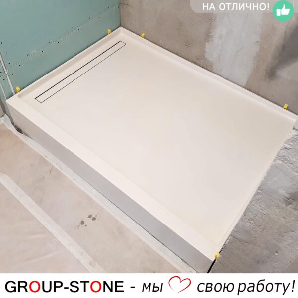 Современный стиль: душевой поддон Group-Stone из искусственного камня — выбор современных технологий и дизайна