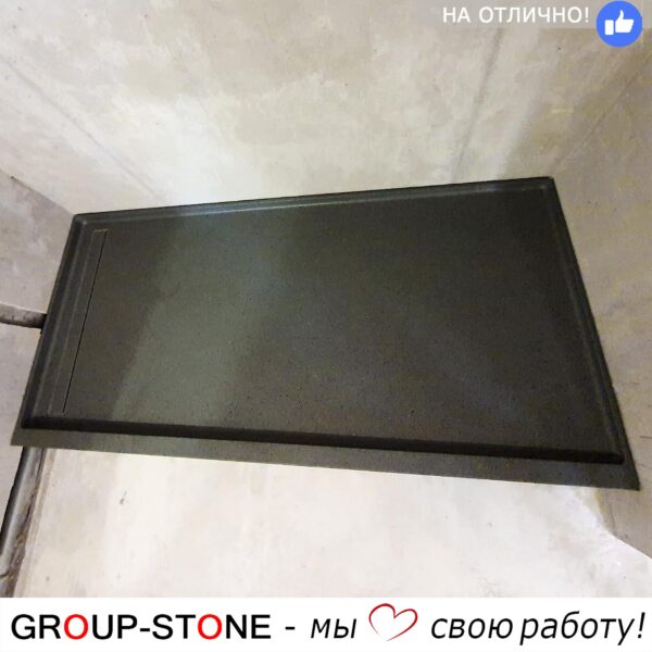 Комфорт и функциональность: душевой поддон Group-Stone из искусственного камня для вашего спокойствия и релаксации — изображение 2