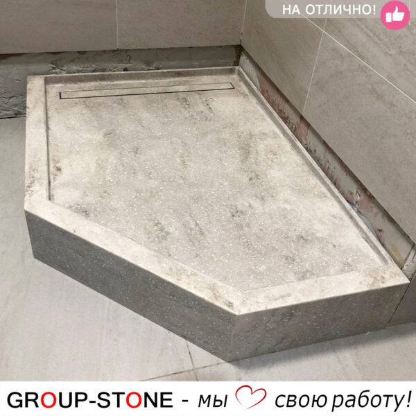 Надежность на долгие годы: душевой поддон Group-Stone из искусственного камня как гарант качества и долговечности