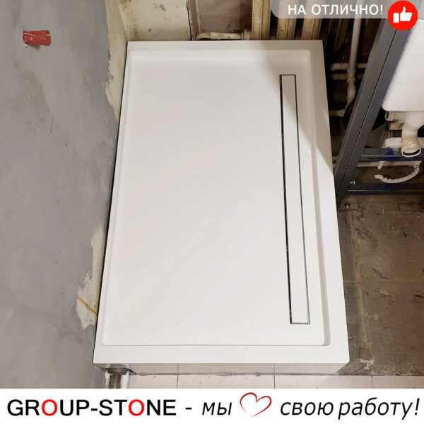 Современный стиль вашей ванной с душевыми поддонами Group-Stone из искусственного камня. — изображение 3