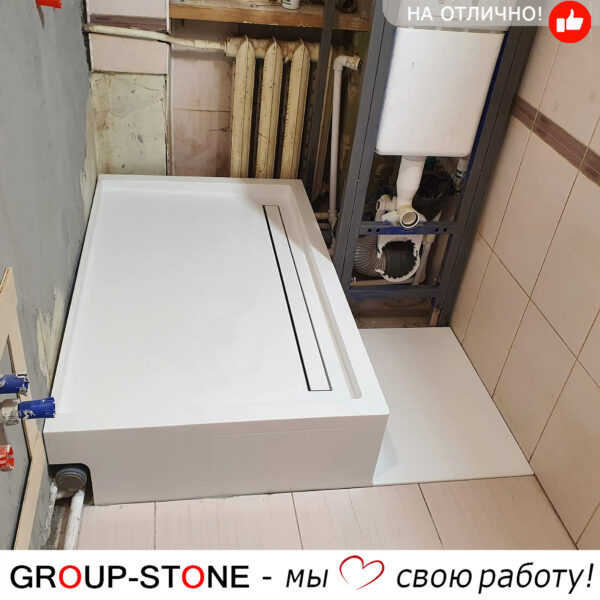 Современный стиль вашей ванной с душевыми поддонами Group-Stone из искусственного камня. — изображение 2