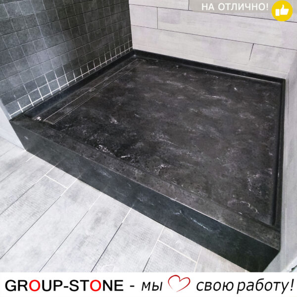 Особое внимание к каждой детали: душевой поддон Group-Stone из искусственного камня — изображение 2