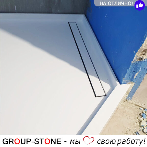 Индивидуальный стиль вашей ванной с душевыми поддонами Group-Stone из искусственного камня — изображение 4