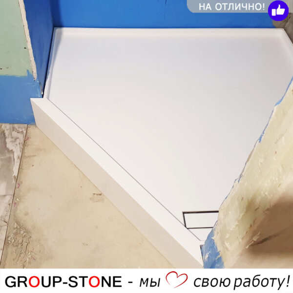 Индивидуальный стиль вашей ванной с душевыми поддонами Group-Stone из искусственного камня — изображение 2