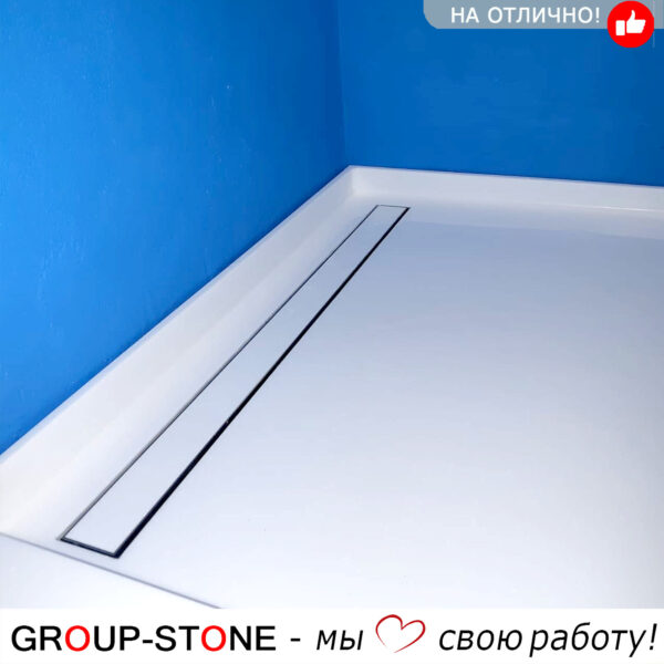 Уникальность и качество: душевой поддон Group-Stone из искусственного камня на заказ — изображение 5